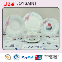 New Bone China New Design Porzellan Geschirr Set Keramikplatte
